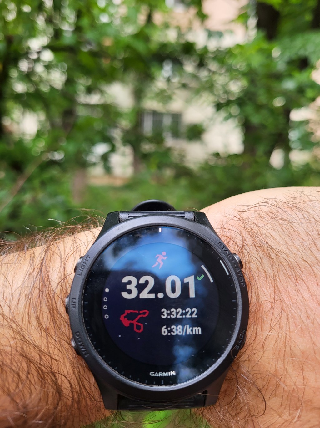 Running my age. 32nd edition